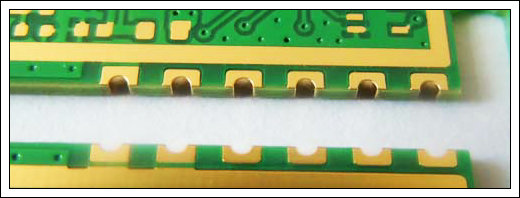 half hole pcb